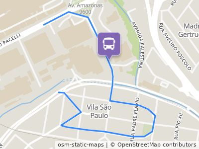 Mapa da parada