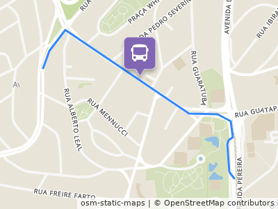 Mapa da parada