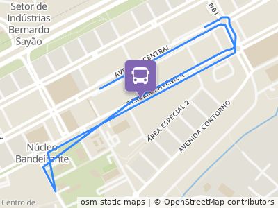 Mapa da parada