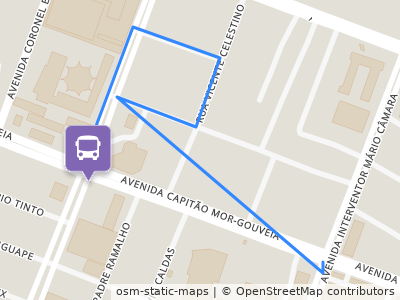 Mapa da parada