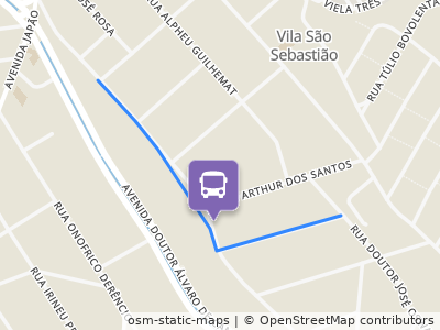 Mapa da parada
