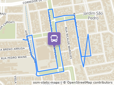 Mapa da parada