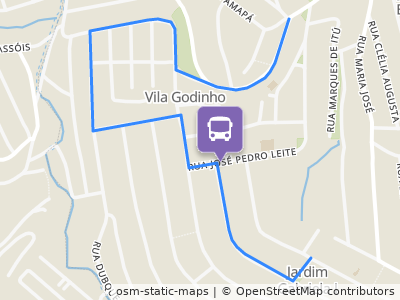 Mapa da parada