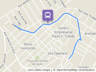 Mapa da parada