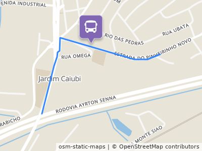 Mapa da parada