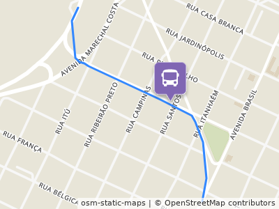 Mapa da parada