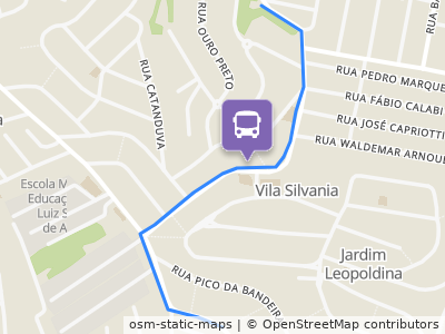 Mapa da parada