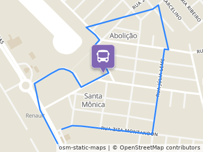 Mapa da parada