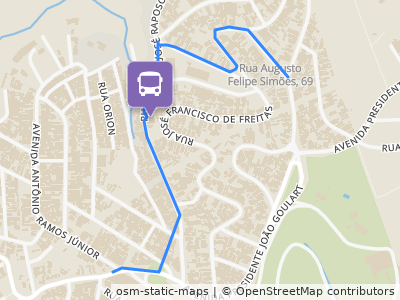 Mapa da parada