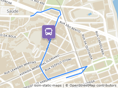 Mapa da parada