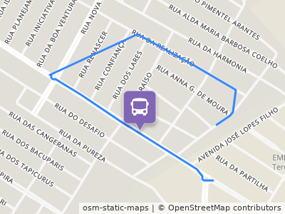 Mapa da parada