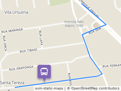 Mapa da parada