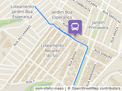 Mapa da parada