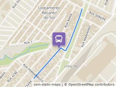 Mapa da parada