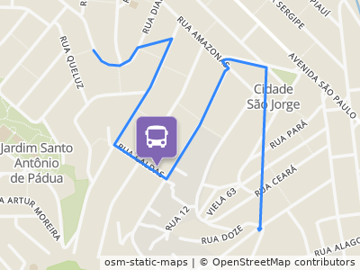 Mapa da parada