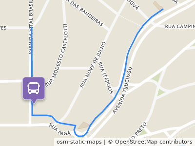 Mapa da parada