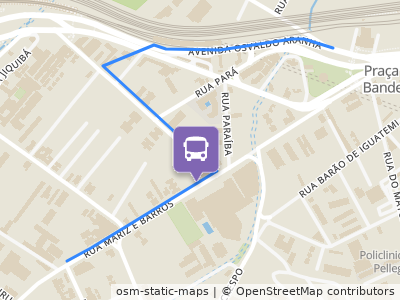 Mapa da parada