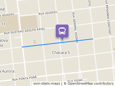 Mapa da parada