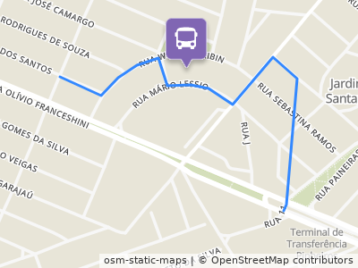 Mapa da parada