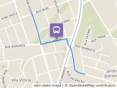 Mapa da parada