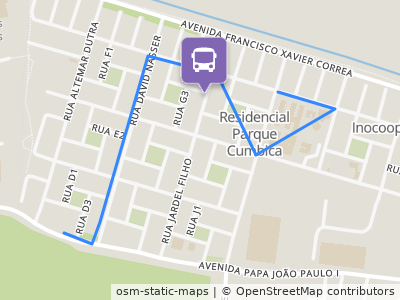 Mapa da parada