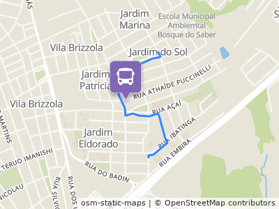 Mapa da parada