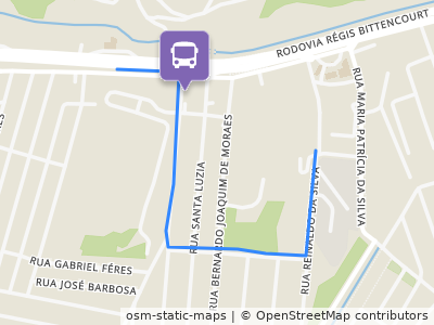 Mapa da parada