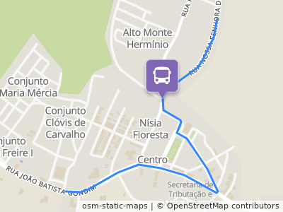 Mapa da parada