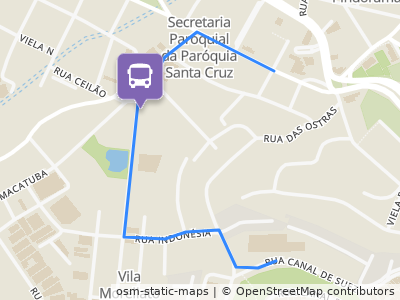 Mapa da parada