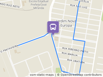Mapa da parada