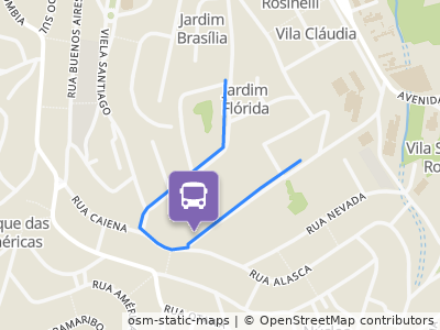 Mapa da parada