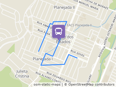 Mapa da parada