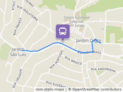 Mapa da parada