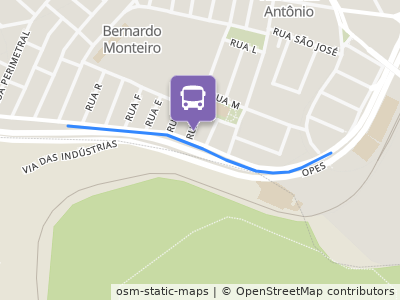 Mapa da parada