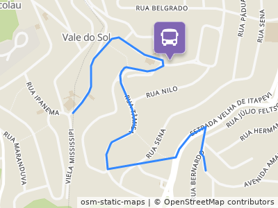 Mapa da parada
