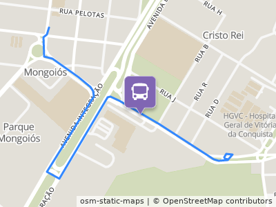 Mapa da parada