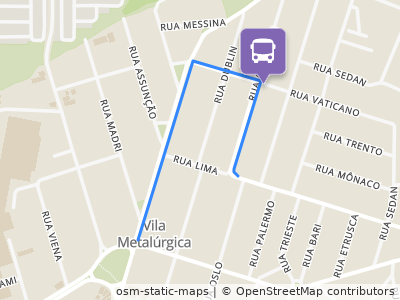 Mapa da parada
