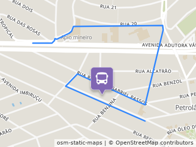 Mapa da parada
