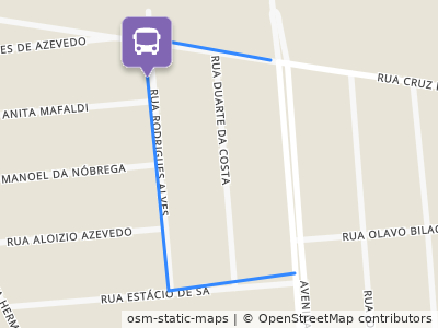 Mapa da parada