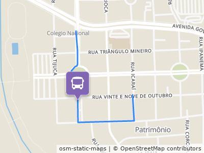 Mapa da parada