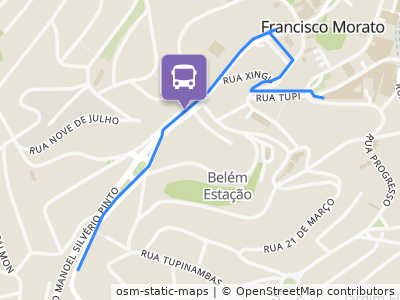 Mapa da parada