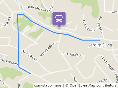 Mapa da parada