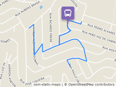 Mapa da parada