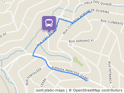 Mapa da parada