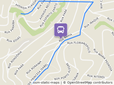 Mapa da parada