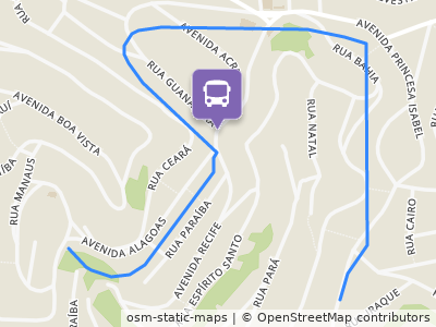 Mapa da parada