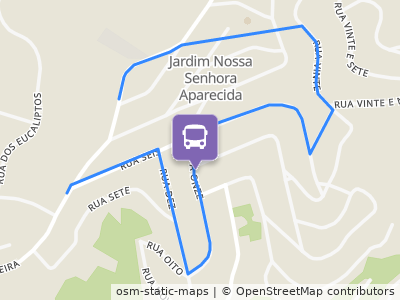 Mapa da parada
