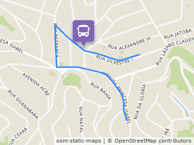 Mapa da parada