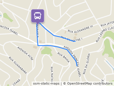 Mapa da parada