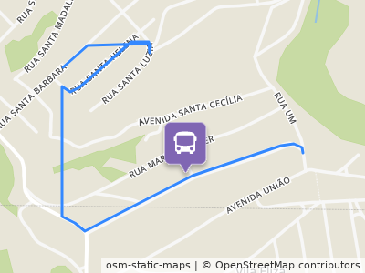 Mapa da parada
